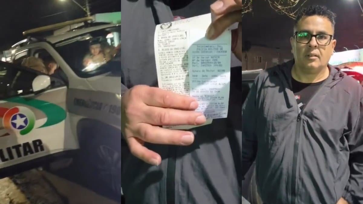 Passageiro confunde sequela de acidente com embriaguez, acusa motorista e teste dá zero em SC