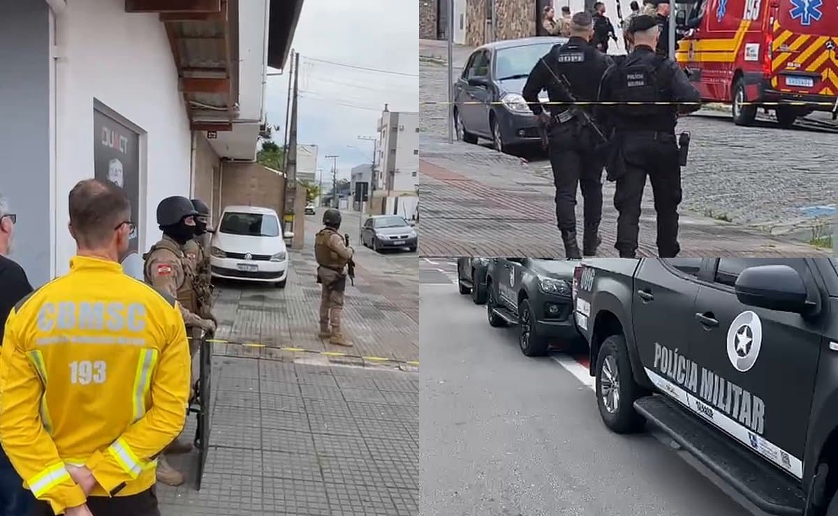 Bombeiro da reserva em surto atira dentro de casa e mobiliza BOPE com atirador de elite em Itajaí