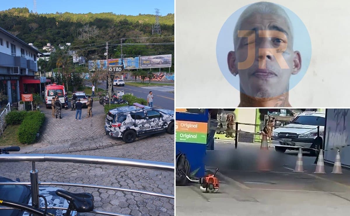 Criminoso do Pará é preso após matar jovem em Florianópolis e tentar esfaquear policiais