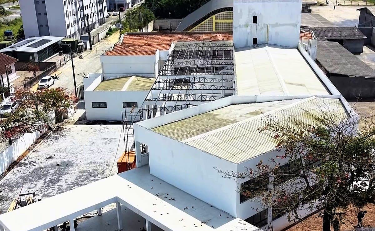 “É um sonho”: Escola Ondina Maria Dias, em Tijucas, ganha sete salas e vai atender cerca de 1.200 alunos