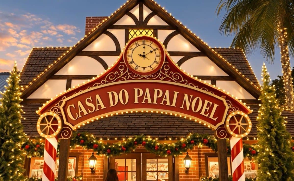 Casa do Papai Noel maior, parque coberto e sala para autistas: vídeo mostra o novo Natal de Joinville