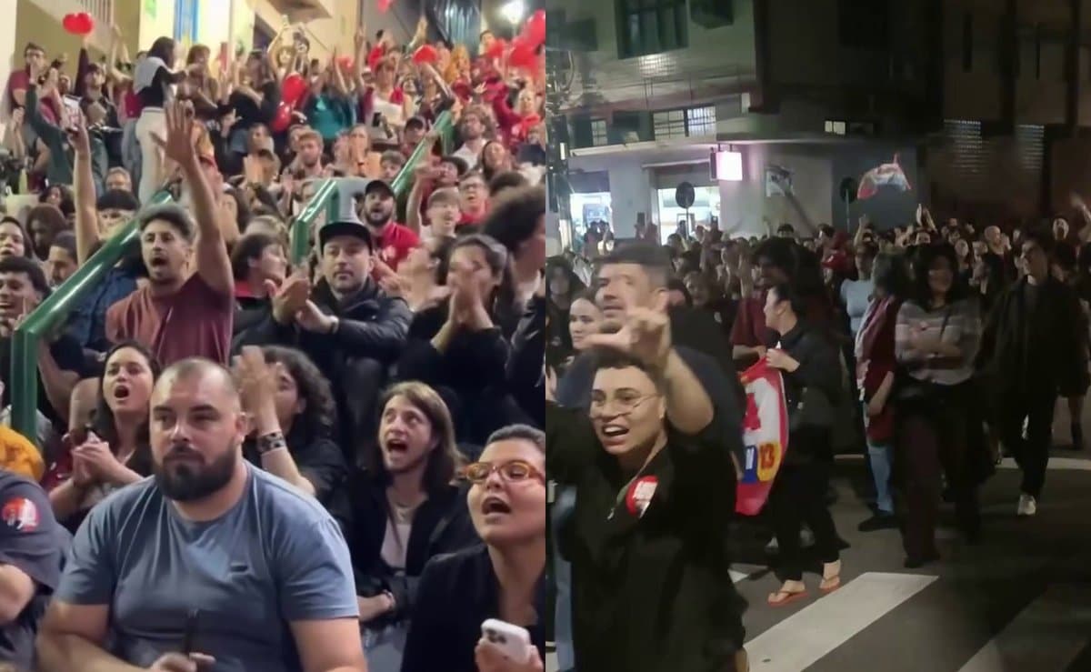 ‘Tropa do Lula’ toma conta do Centro de Florianópolis em ato pela virada no 2º turno