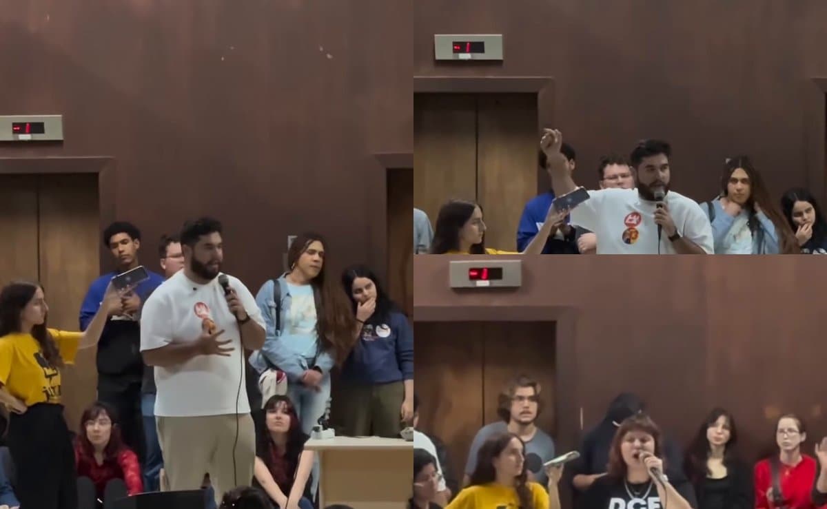 Não é só a UFSC: em ato contra Flávio na UFPR, jovem pede "sangue no olho" e cita até sequestro de embaixador